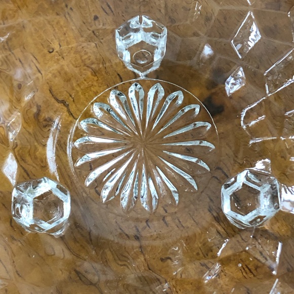 Vintage Whitehall Glass Early American 3-Toed Footed 6.5" Round Candy Dish Bowl - Picture 5 of 7